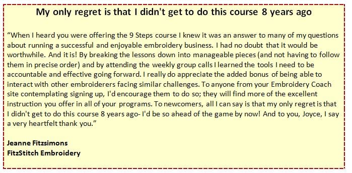 Jeanne Fitzsimons Testimonial
