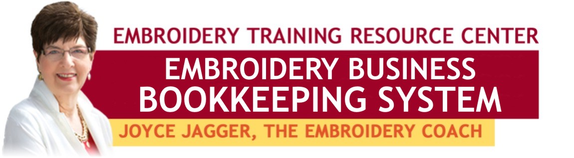 Embroidery Business Bookkeeping System