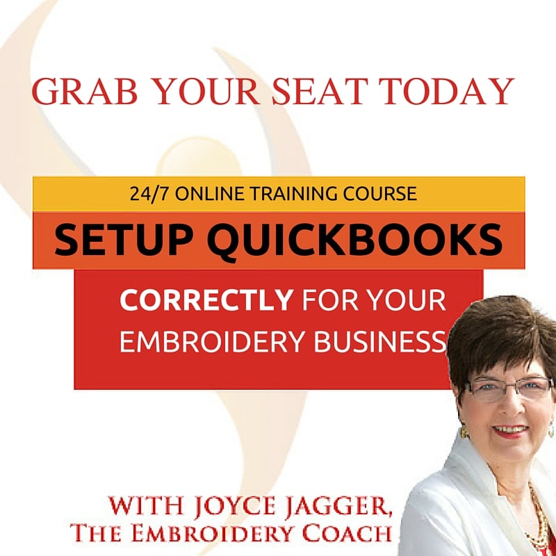 Embroidery Business Bookkeeping System