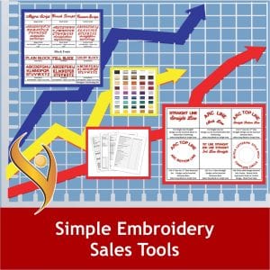 Simple Embroidery Sales Tools