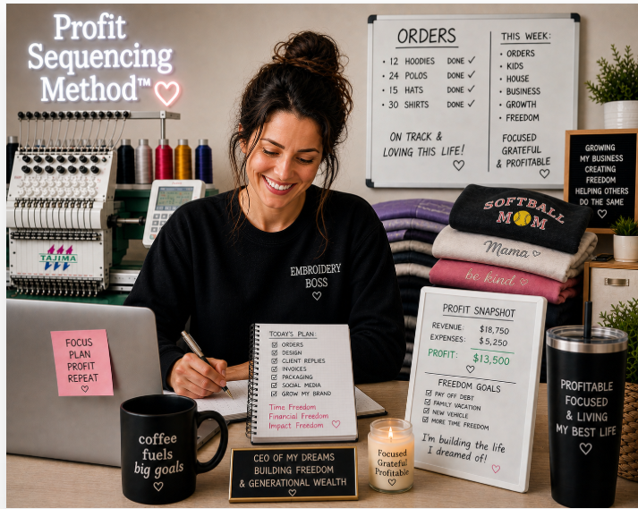Is Your Embroidery Business Doing Things in the Wrong Order?